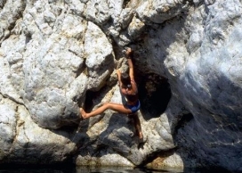 Nana climbs Ikaria
