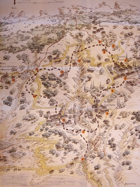 'Ο Γύρος των Ραχών με τα Πόδια' - Ο πεζοπορικός χάρτης που κυκλοφόρησε το 1998 και χρηματοδότησε τη συντήρηση και επέκταση του δικτύου των μονοπάτιών στην Ικαρία