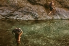 Τι θα κάνουμε το φετινό χειμώνα: The wet part of the trail in Chalares Canyon Ikaria